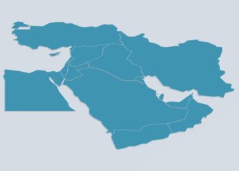 Middle East countries by their population