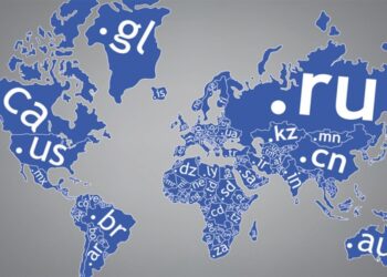 Country code top-level domains of all countries in the world