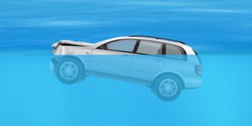 How to escape from a sinking car