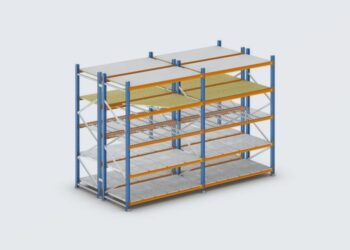Types of warehouse shelving systems