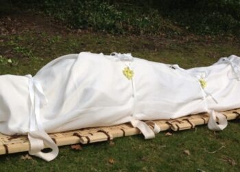 The process of a Muslim funeral