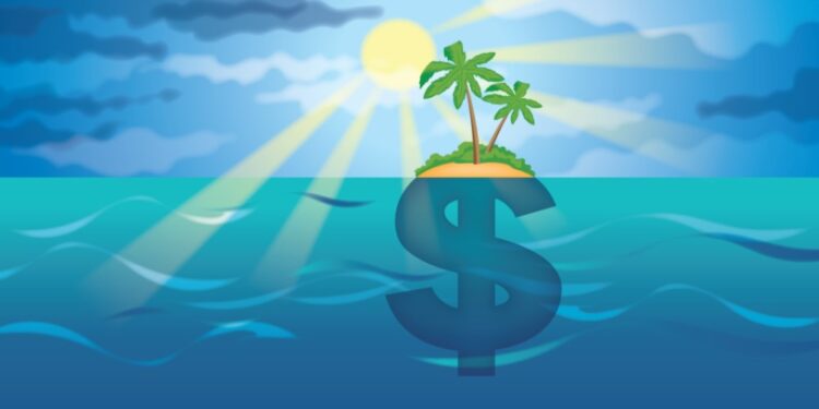 Top 20 largest corporate tax havens in the world