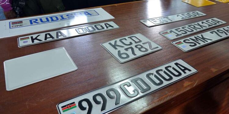 How to replace a lost or defaced number plate in Kenya