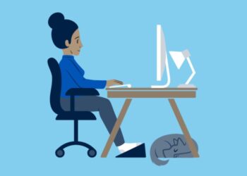 How to prevent eye strain when using a computer