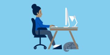 How to prevent eye strain when using a computer