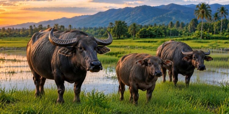 Water buffalo domestication